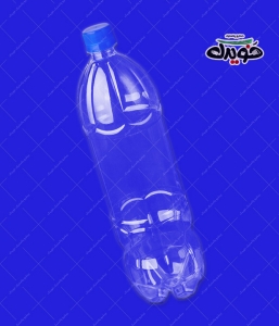 بطری یکبارمصرف گرد جنس پ پ ( با درب ) حجم 450 سی سی برند خویدک مدل زنبوری بسته نایلونی 200 عددی