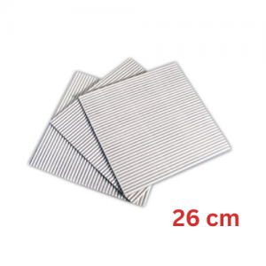 سینگل مربع جعبه پیتزا سایز 28 ابعاد 26 در 26 سانتیمتر برند صدف پاپیروس بسته نایلونی 200 عددی